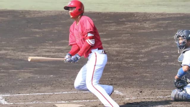 カープ名原(育成3年目終了)、支配下登録に向け覚悟のPリーグ打率3割超！｢来春良いスタートを」