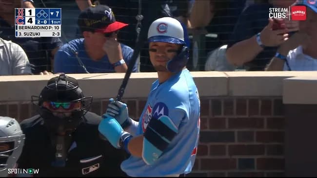 【朗報】鈴木誠也、ナ・リーグ長打数1位