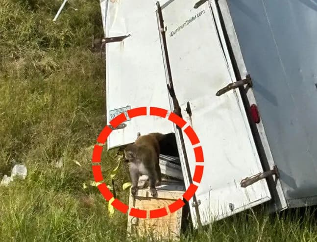 【悲報】ウィルス盛り盛りの実験用サルさん、交通事故のチャンスを活かし脱走