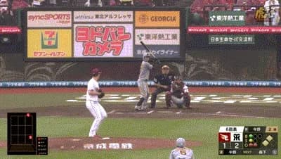 【楽天対阪神2回戦】阪神、6回表2アウト二三塁から中野拓夢のタイムリー内野安打でリードを再び2点に広げる！！！！！！！！！！！