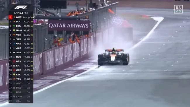 【F1第12戦イギリスGP】ノリスが母国初優勝。37歳ヒュルケンベルグ、239戦目で悲願の初表彰台