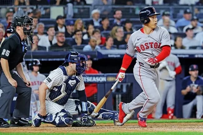 吉田正尚、ヤンキースを破壊する