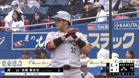 去年ベストナインの佐藤都志也が打率０割台という事実