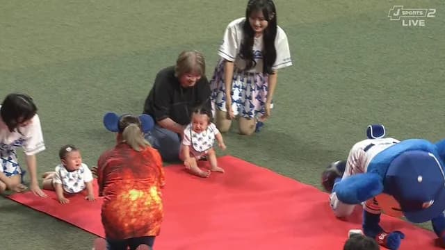 中日ベイビー限定！ 赤ちゃんハイハイレース開催ｗｗｗｗ
