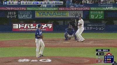 【ヤクルト対中日22回戦】ヤクルト・オスナ、中日・涌井から第13号勝ち越し満塁ホームラン！！！！！！！！！！！！！！！！！！！