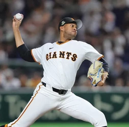 巨人ライデル・マルティネス（31登板　防0.00）、ファン投票で選ばれない
