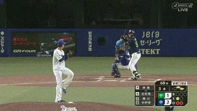 【中日対ヤクルト19回戦】中日・仲地礼亜が危険球で退場　北村恵吾の頭部に146キロ直球が直撃…球場騒然