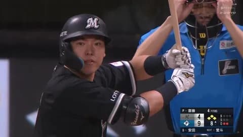 ロッテ安田尚憲 打率.263(236-62) 0本 19打点 OPS.635←悪くないけどいつホームラン打つねん