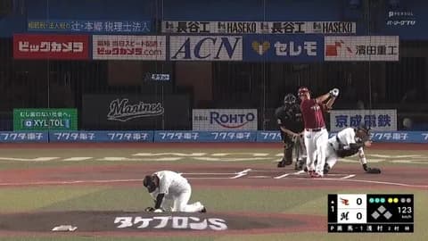 美馬学、現役最後のマウンドは肘の痛みに耐えながら浅村を空振り三振！