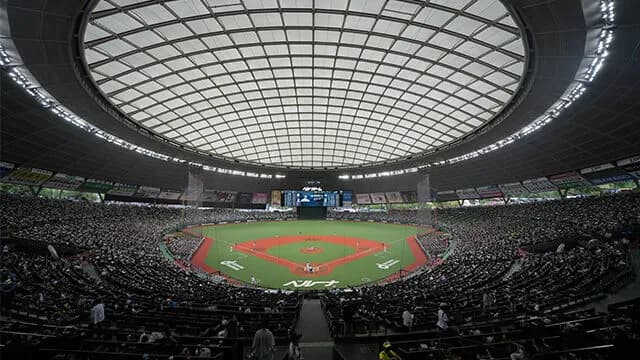 【予告】本日14時、埼玉県所沢市にあるベルーナドームでプロ野球を開催する