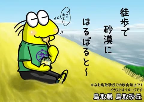 【徒歩ニキ】東京駅からしまね海洋館アクアスまで歩く【19日目】〜休足日　鳥取砂丘観光〜