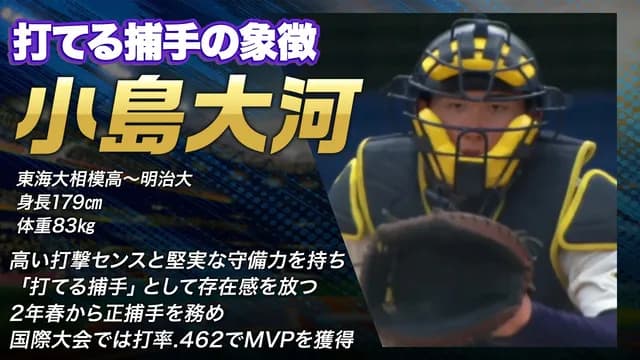 カープドラ1公言の立石は競合不可避！外れたら『打てる捕手』小島大河(明大)を指名か？