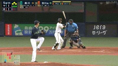 【巨人対ヤクルト20回戦】巨人、５回裏１アウト満塁から吉川尚輝が押し出し四球を選び勝ち越し！！！！！！！！！！