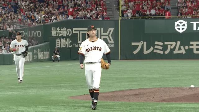 巨人・田中瑛斗、シュート狙いを察してスライダーで連続三振