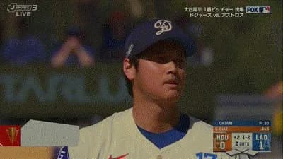 大谷翔平、2回は三者連続三振！！！！！！！！！！！！！！！！