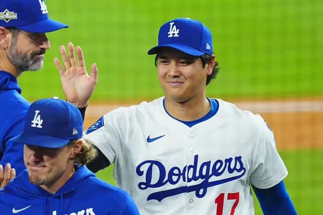 大谷翔平さん（31）、シャンパンファイトの途中で「あっ、もう寝る時間だ」と帰宅。取材対応も無し