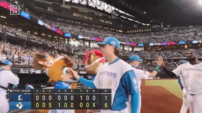 【日本ハム対西武15回戦】日本ハムが６－１で西武に勝利し３連勝！水谷が先制打！郡司も適時打＆万波２ランスクイズ！山﨑福也７回１失点５勝目！西武は連敗で最多借金７