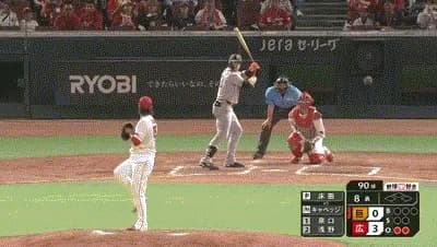 【広島対巨人17回戦】巨人・キャベッジ、広島・床田から第１４号ソロホームラン！！！！！！！！！！！！！！！！！！！！！！