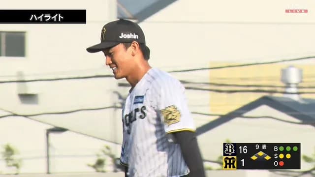 阪神・森木、1イニング4失点で防御率54.00→48.00に改善