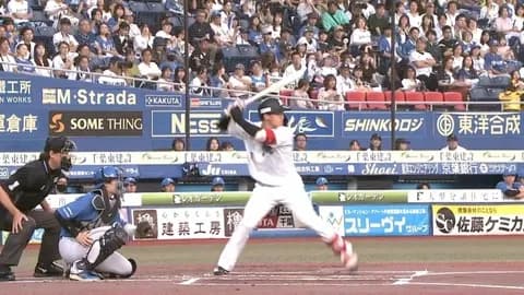 ロッテ西川史礁 429打席 .285(403-115) 27二塁打 3本塁打 37打点 83三振 16四球 出塁率.322 OPS.711