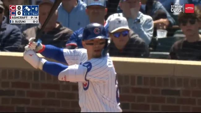 【朗報】鈴木誠也さん、0-0の8回裏にタイムリー2塁打ｗｗｗｗ