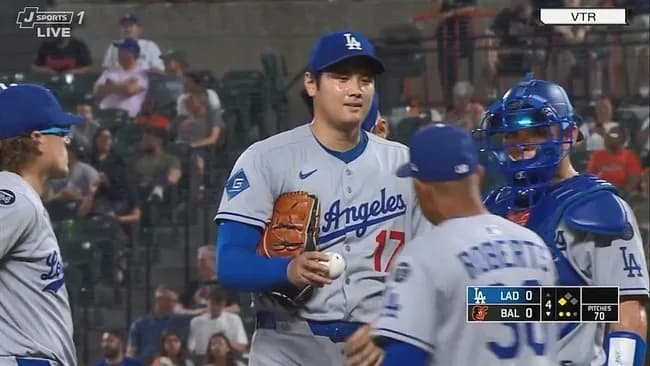 大谷翔平　チーム救う気迫の緊急登板　4回途中70球で降板、最速163.3キロ計測