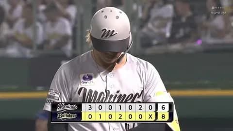 7月4日　オリックス８－６ロッテ　先発種市が初回3被弾…打線は追い上げるも及ばず点の取り合いを制する事できず敗戦