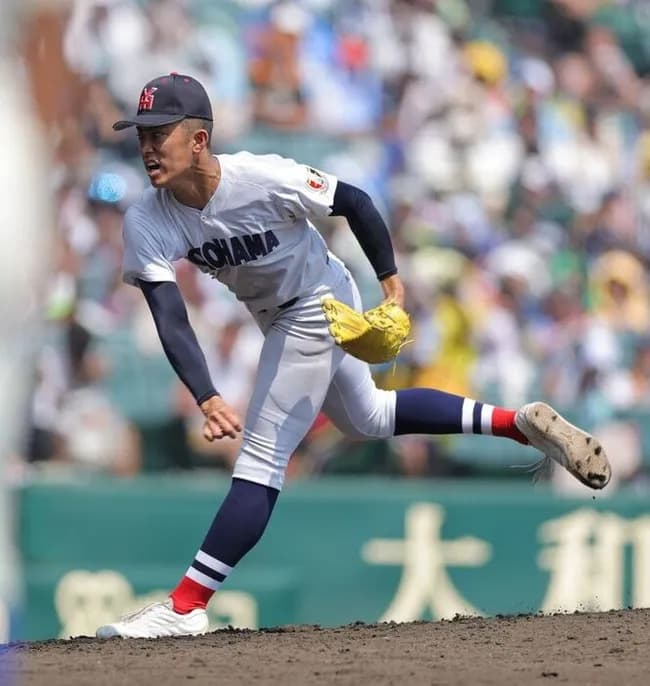 【高校野球】3回戦 横浜 5-0 津田学園　横浜ベスト8進出　春夏連覇へ　織田106球完封