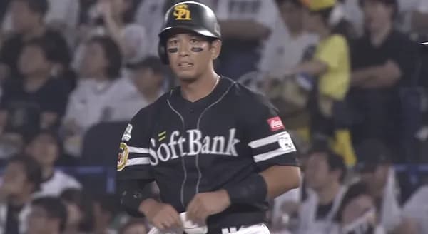 栗原陵矢「覚悟を持って」復帰いきなり先制適時打も守備では初回に「足つった」