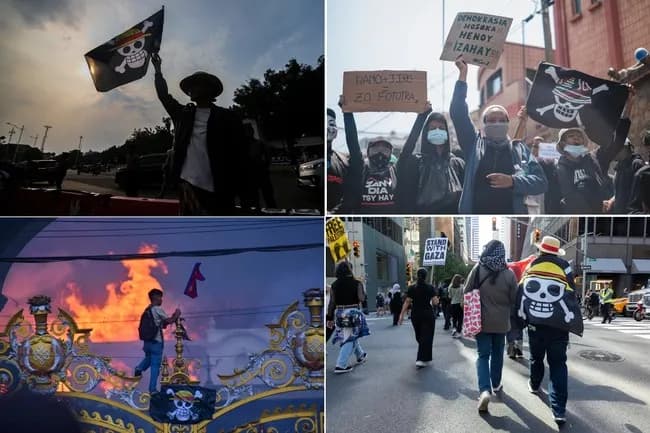 尾田栄一郎さん、現実の世界で政権打倒してしまう　非常事態宣言も【海賊王】