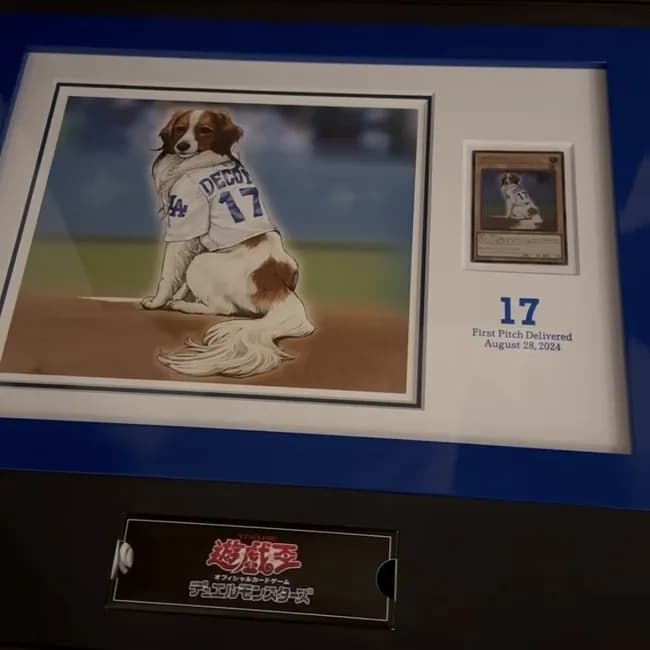 【画像】大谷翔平の飼い犬デコピン、遊戯王カードになってしまうｗｗｗｗｗｗ