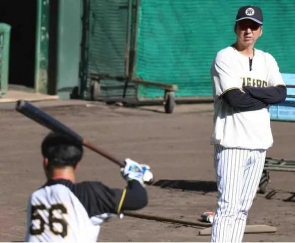 阪神・百崎蒼生のコンタクト率を藤川監督が称賛「確率が非常に高い。飛距離も伸びてきている」