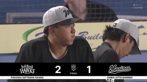 6月29日　ロッテ１－２ソフトバンク　先発田中晴が6回2失点の力投も打線が援護できず…接戦を制す事ができずカード負け越し