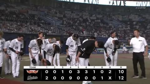 パ・リーグ順位表(8月22日)ロッテが乱打戦制し連勝、オリが一発攻勢で大勝
