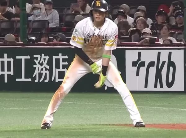周東佑京、2試合で9打席8出塁　出塁率.418 OPS.871に盗塁9つで最強リードオフマンに