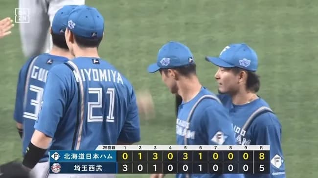 【西武対日本ハム25回戦】日本ハムが執念の逆転勝ち！ 鷹の優勝を阻止 連敗3で止める 打線15安打8得点 水野が2試合連発7号V弾3ラン 清宮幸3安打2打点