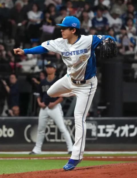 【日本ハム】北山亘基は6回3失点で降板…味方打線の大量10点援護に救われた