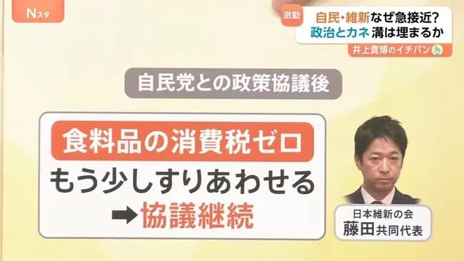 【悲報】自民と維新、決裂へ…