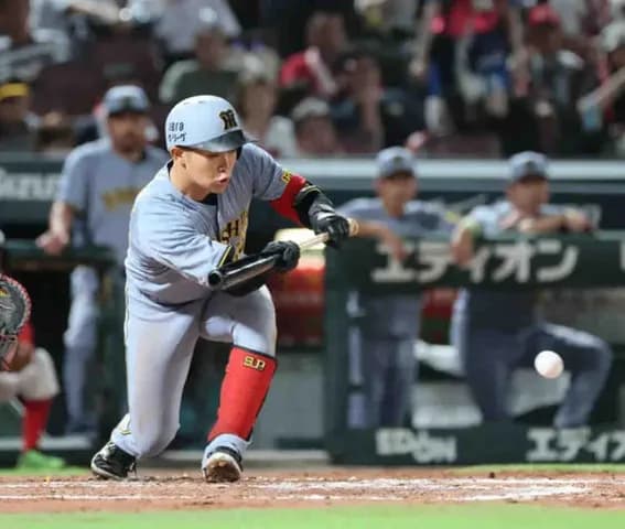 【阪神】中川勇斗が貴重な追加点導くバント安打「練習でしっかりやっている」マルチ安打でアピール