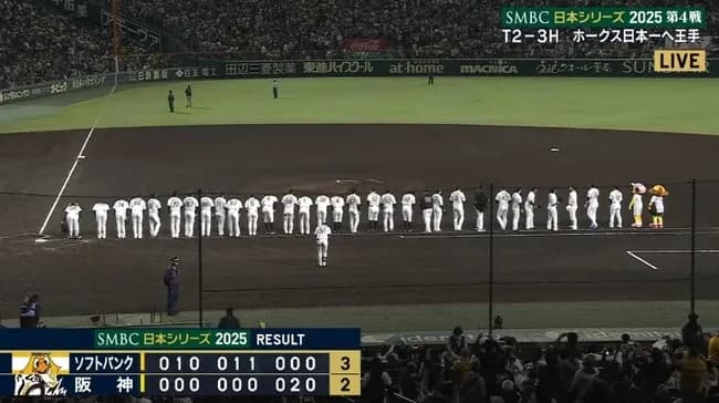 【日本シリーズ】◯ ● ● ●