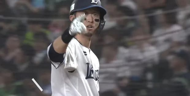 西武外崎、ポテンタイムリーで貴重な追加点！