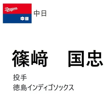 中日、ドラフト3位は徳島インディゴソックス・篠崎国忠！高卒2年目にして193cm&最速157kmでメジャーも注目する逸材！！！
