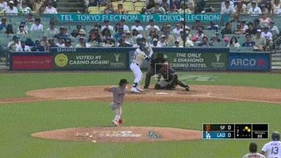 ドジャース、7回裏にコンフォートのタイムリーで先制！！！！！！！！！！！！！！！！