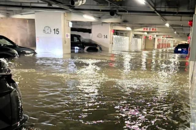 三重県の地下駐車場浸水で180台が逝く
