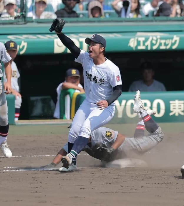 【高校野球】3回戦 沖縄尚学 5-3 仙台育英　延長11回タイブレーク　沖縄尚学が2点勝ち越し準々決勝進出！