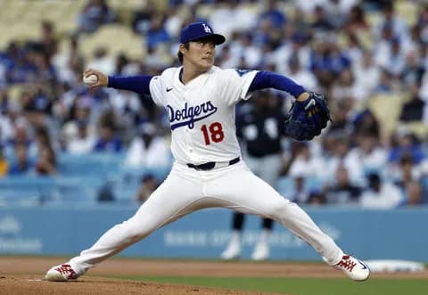 山本由伸の被OPS、メジャー1位