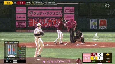 【ソフトバンク対楽天7回戦】楽天・辰己、ソフトバンク・有原から第2号先制2ランホームラン！！！！！！！！！！！！