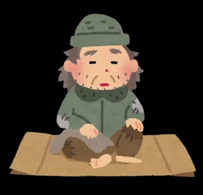 実際ホームレスになっても野良犬とか雑草食えば生きていけるよな