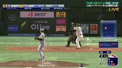 【日本シリーズ第2戦】ソフトバンク・山川、阪神・岩貞から３ランホームラン！リードを８点に広げる！山川は今日５打点！！！！！！！！！！！！！！！！！！！