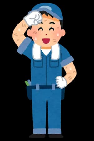 肉体労働で毎日汗だくになってるのに痩せん